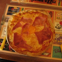 Pizza Bruno - Une pizza jambon oeuf