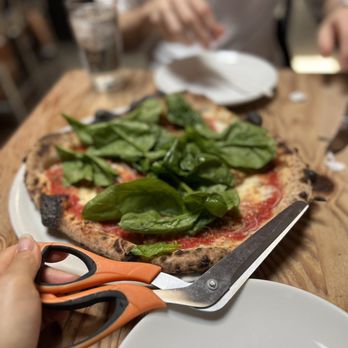 Bruciato - Salscicca Pizza with Spinach - Pizza Near Me - Bainbridge Island, Washington