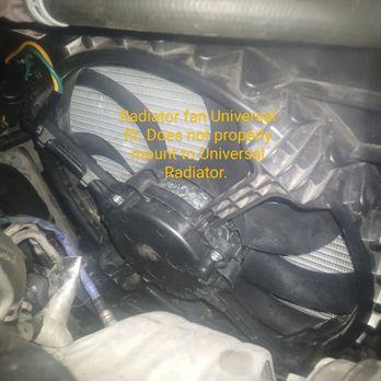 After Hours Mechanic - Amazon radiator fan. Universal fit. I always advise customers that amazon should be last resort. - Auto Repair Near Me After Hours Mechanic - Amazon radiator fan. Universal fit. I always advise customers that amazon should be last resort. - Auto Repair Near Me