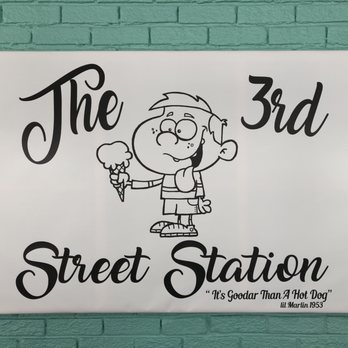 The 3rd Street Station - a sign for the third street station - Ice Cream & Frozen Yogurt Near Me - Pecatonica, Illinois The 3rd Street Station - a sign for the third street station - Ice Cream & Frozen Yogurt Near Me - Pecatonica, Illinois