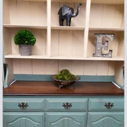 The Country Duck - Recycled out dated maple hutch.