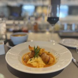 Cheever's Cafe - Shrimp and cheese grits - half order as we split the entree.
