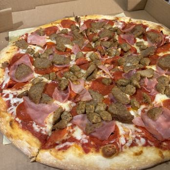 Pellegrini Pizza - The Pilgrim (Meat Lovers) - Pizza Near Me - Las Vegas, Nevada Pellegrini Pizza - The Pilgrim (Meat Lovers) - Pizza Near Me - Las Vegas, Nevada