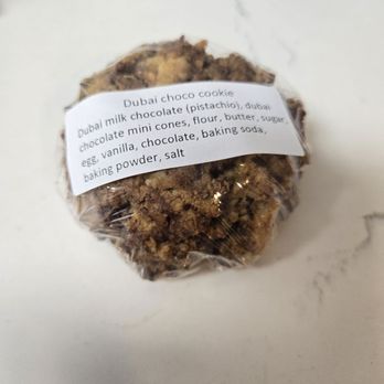 Studio City Mini Market - Dubai chocolate chip cookie is my favorite! Crunchy and gooey goodness! - International Grocery Near Me - Los Angeles, California Studio City Mini Market - Dubai chocolate chip cookie is my favorite! Crunchy and gooey goodness! - International Grocery Near Me - Los Angeles, California