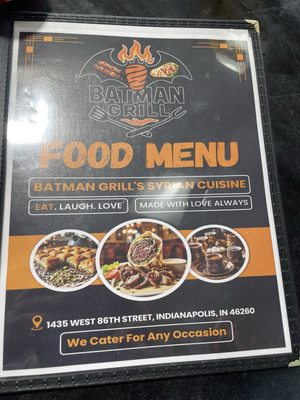 Menu photo 5 Batman Grill Indianapolis, IN