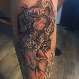 more work on leg sleeve Mike Pastore Masterpiece tattoo more work on leg sleeve Mike Pastore Masterpiece tattoo