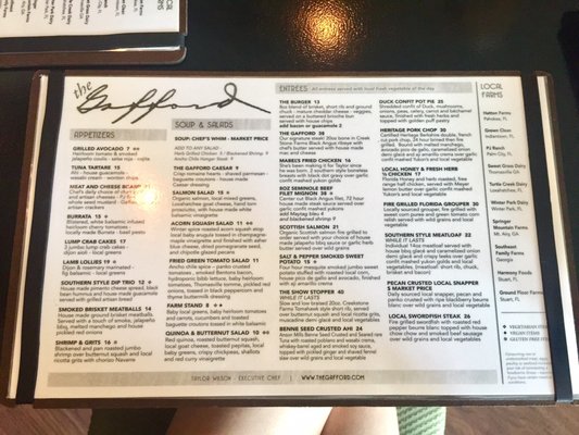 Menu photo 8 The Gafford Stuart, FL
