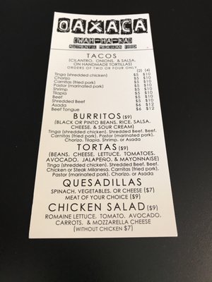 Menu photo 2 Oaxaca Mexican Food Troy, MI
