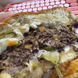 Double cheeseburger