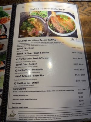 Menu photo 1 Pho Ao Sen Livermore, CA