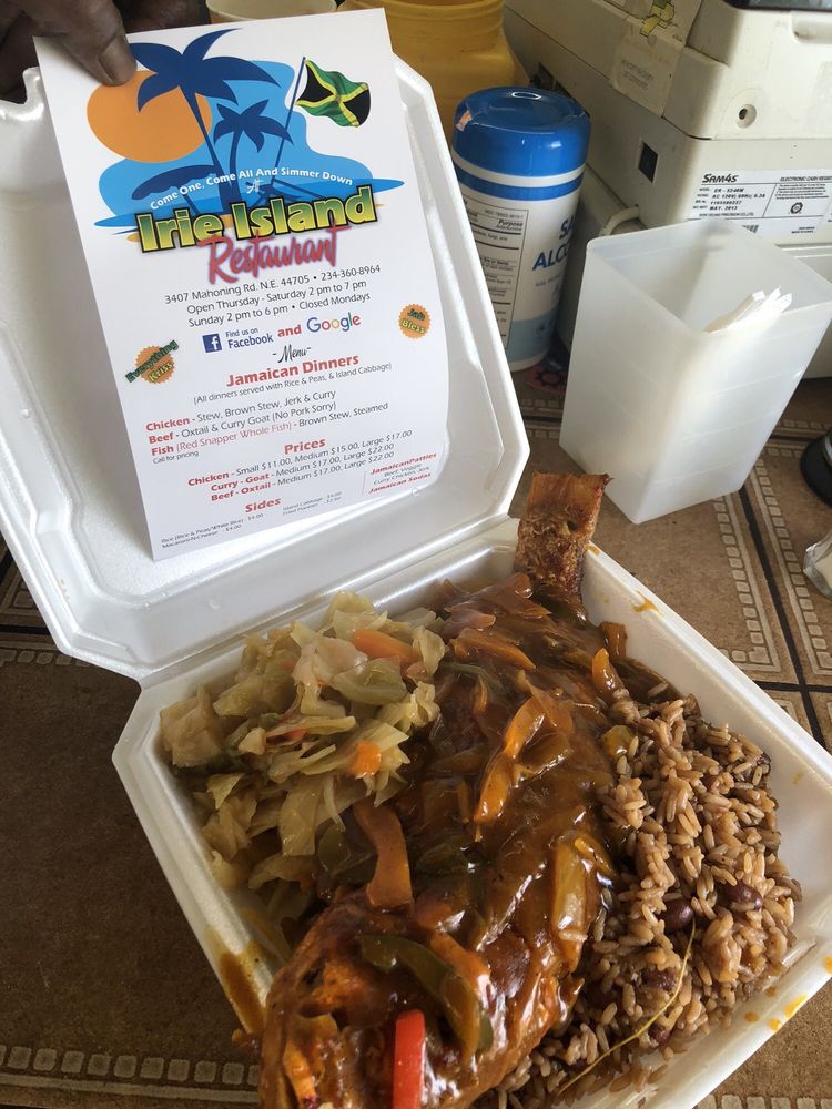 Food from Irie Island Restraunt