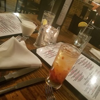 Beau Vines Steakhouse - Ordering with a Banana Foster Cocktail and the Gin Splash! - Steakhouses Near Me - Ruston, Louisiana Beau Vines Steakhouse - Ordering with a Banana Foster Cocktail and the Gin Splash! - Steakhouses Near Me - Ruston, Louisiana