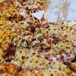 Hungry Howie's Pizza & Subs - Howies Special with Stuff crust.