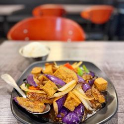 Satu Thai Bistro - Spicy Eggplant with Basil