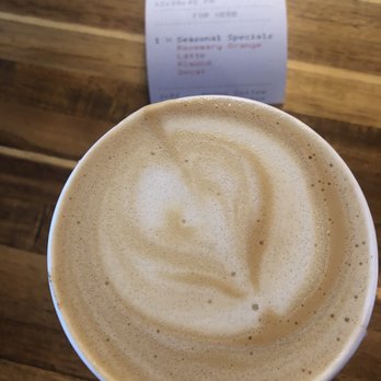 Nexus Coffee Roasters - Rosemary orange latte - Coffee & Tea Near Me - Little Rock, Arkansas Nexus Coffee Roasters - Rosemary orange latte - Coffee & Tea Near Me - Little Rock, Arkansas