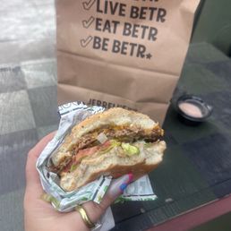 Jr burger was still a great size!
