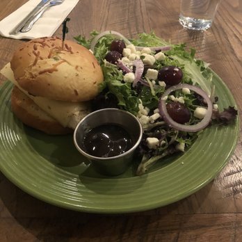 The Blue Duck - Chicken Sandwich with side salad - Sandwiches Near Me - Maplewood, Missouri