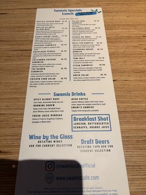 Menu photo 5 Swamis Cafe Escondido, CA Menu photo 5 Swamis Cafe Escondido, CA