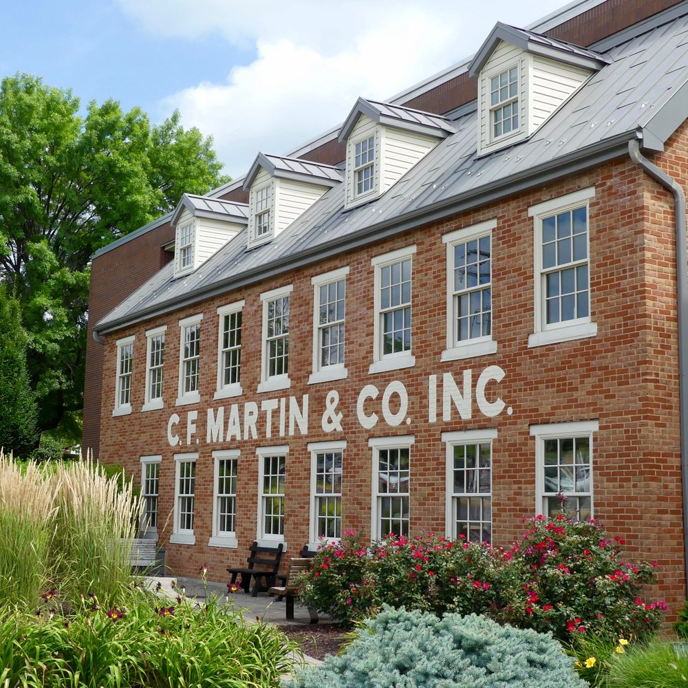 Martin Guitar - Outside the modern factory. - Walking Tours Near Me - Nazareth, Pennsylvania Martin Guitar - Outside the modern factory. - Walking Tours Near Me - Nazareth, Pennsylvania