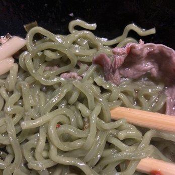 Shabuya - Spinach ramen cooked. - Hot Pot Near Me - Concord, California