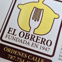 El Obrero - El obrero menu