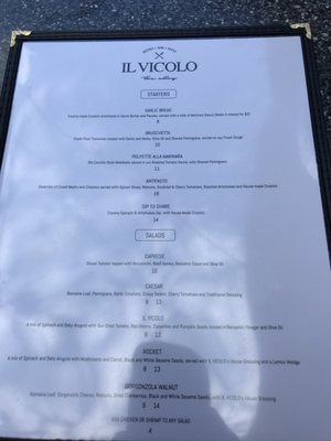 Menu photo 3 Il Vicolo Ottawa, ON Menu photo 3 Il Vicolo Ottawa, ON