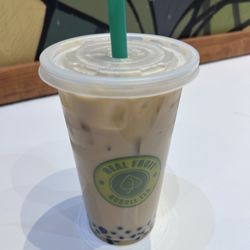 Real Fruit Bubble Tea - Large Cold Taro Milk Tea
