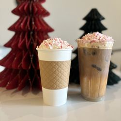 Empire Bagel Factory - White Chocolate Peppermint Mochas