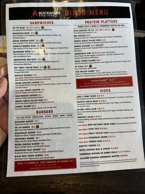 Menu photo 2 Buckhorn BBQ + Grill Dixon, CA Menu photo 2 Buckhorn BBQ + Grill Dixon, CA