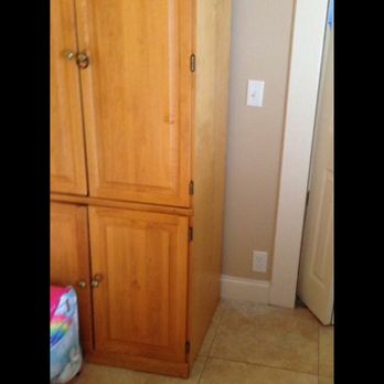 Mister Sparky of New Port Richey - Crooked switch added and dust piles left by electrician for me to clean. - Electricians Near Me - Oldsmar, Florida