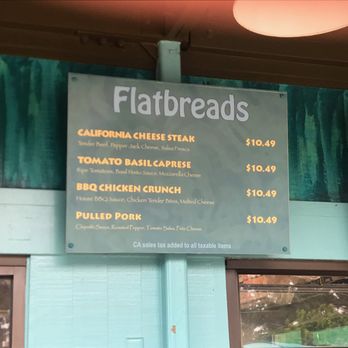 Flatbreads & Fry Cones - Menu with prices - Food Stands Near Me - San Diego, California