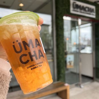 ÜMACHA - Kiss me drink (peach and jasmine tea) - Bubble Tea Near Me - Edgewater, New Jersey