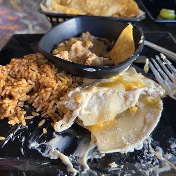 El Cheto - Chicken Enchiladas with rice and beans with Caso - Mexican Near Me - Chickasha, Oklahoma El Cheto - Chicken Enchiladas with rice and beans with Caso - Mexican Near Me - Chickasha, Oklahoma