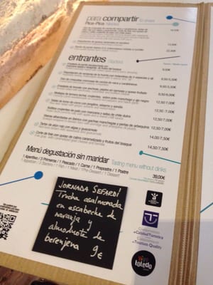 Menu photo 7 Alfileritos 24 Toledo, TO