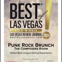 Punk Rock Brunch - Best unique dining experience in Las Vegas