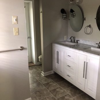 Virginia Home Improvements - It was hard to find a vanity to fit. VHP made it work. - General Contractors Near Me Virginia Home Improvements - It was hard to find a vanity to fit. VHP made it work. - General Contractors Near Me