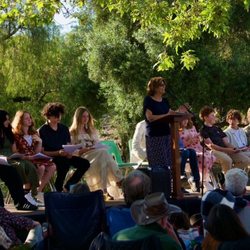 Topanga Mountain School - Every 8th grader writes and delivers a speech about how they have grown during their time at TMS.