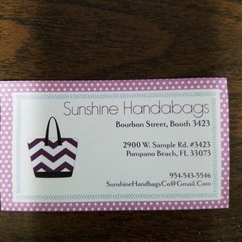 Sunshine Handbags - Accessories Near Me - Pompano Beach, Florida Sunshine Handbags - Accessories Near Me - Pompano Beach, Florida