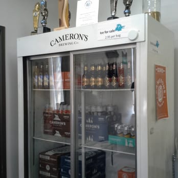 Cameron's Brewing Company - Fridge with goodies, maybe 6 types of beer in total. - Breweries Near Me - Oakville, Ontario Cameron's Brewing Company - Fridge with goodies, maybe 6 types of beer in total. - Breweries Near Me - Oakville, Ontario
