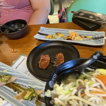 Koi Sushi - Beef Udon and Appetizers - Sushi Bars Near Me - Glen Burnie, Maryland
