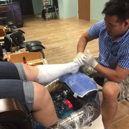 Great afternoon at Lucky Nail and Tan 810 N. Main St. Kernersville, NC 336-310-4286