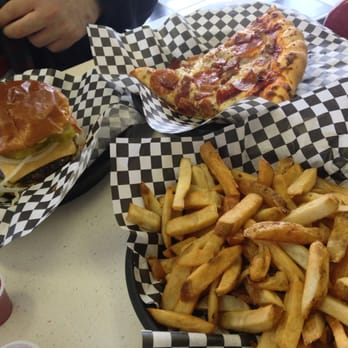 Frato's Culinary Kitchen - The cheeseburger, small (huge!) fries and drink combo for $6 is a bargain! Also got a slice. - Burgers Near Me - Schaumburg, Illinois Frato's Culinary Kitchen - The cheeseburger, small (huge!) fries and drink combo for $6 is a bargain! Also got a slice. - Burgers Near Me - Schaumburg, Illinois