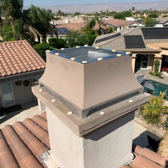 Solar Guard - Pigeon Clean-Up, Mesh, Optical Gel On Chimney, And Repainting - Solar Panel Cleaning Near Me - Palm Desert, California Solar Guard - Pigeon Clean-Up, Mesh, Optical Gel On Chimney, And Repainting - Solar Panel Cleaning Near Me - Palm Desert, California
