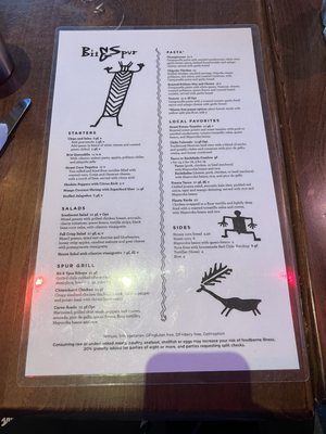 Menu photo 2 Bit & Spur Restaurant & Saloon Springdale, UT Menu photo 2 Bit & Spur Restaurant & Saloon Springdale, UT