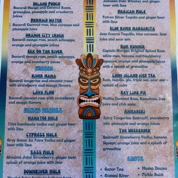 St John's River Grille - Drinks menu - New American Near Me - DeLand, Florida St John's River Grille - Drinks menu - New American Near Me - DeLand, Florida