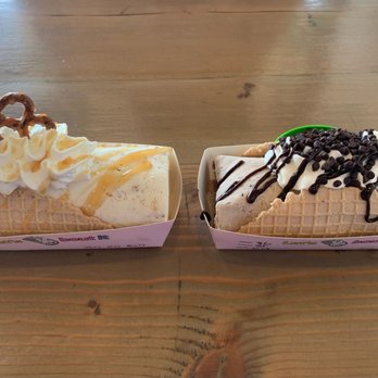Taco ‘Bout Sweets - #7 Salted Carmel & #14 Browntown (brownie) - Ice Cream & Frozen Yogurt Near Me - Redlands, California