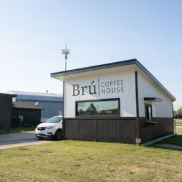 Exterior outside entrance of Bru Coffee House - Exterior of Bru Coffee House drive-thru coffee shop in Collinsville OK - Collinsville, Oklahoma Exterior outside entrance of Bru Coffee House - Exterior of Bru Coffee House drive-thru coffee shop in Collinsville OK - Collinsville, Oklahoma