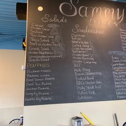 Sammy's family Restaurant - Menu