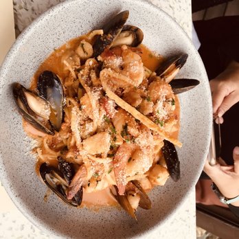 C Level - Seafood Pasta - New American Near Me - San Diego, California C Level - Seafood Pasta - New American Near Me - San Diego, California