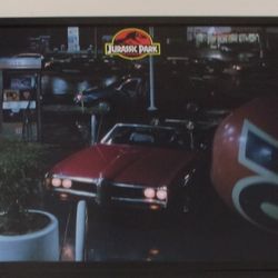 Scene from the Lost World Jurassic Park inside the snack shop.